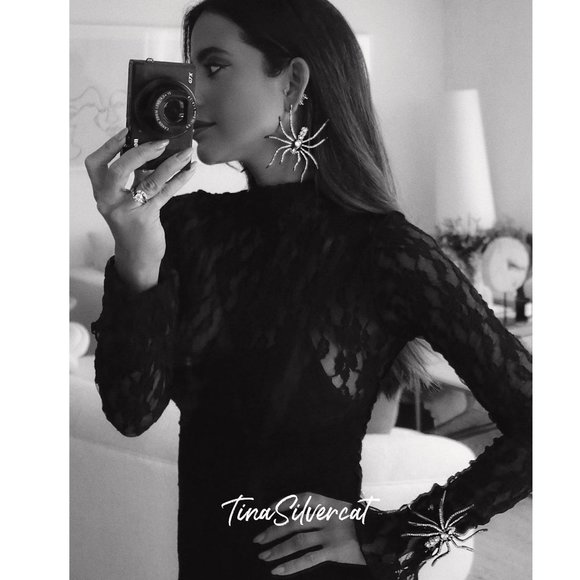 BLOGGER'S FAVE! Zara Spider Rhinestone Bracelet NWT - Picture 7 of 9